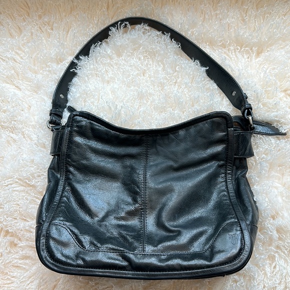 Frye black leather shoulder bag - Picture 3 of 17